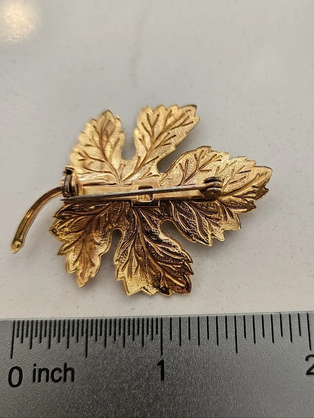 Gold Leaf Brooch - Women Accessories
